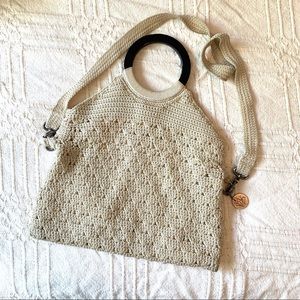 THE SAK CREAM LARGE CROCHET PURSE!!!